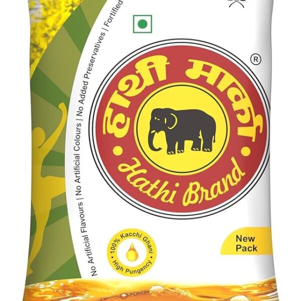 हाथी ब्रांड/Hathi brand (kacchi Ghani mustard/sarso oil)